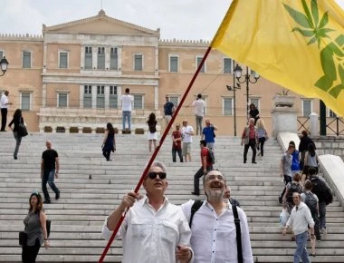 Συλλαλητήριο υπέρ της χρήσης Κάνναβης στο Σύνταγμα